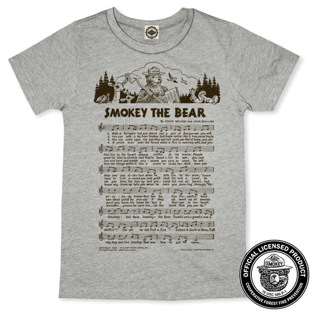 Smokey Bear "Smokey The Bear Lyrics" Men's Tee