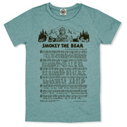 Smokey Bear "Smokey The Bear Lyrics" Kid's Tee