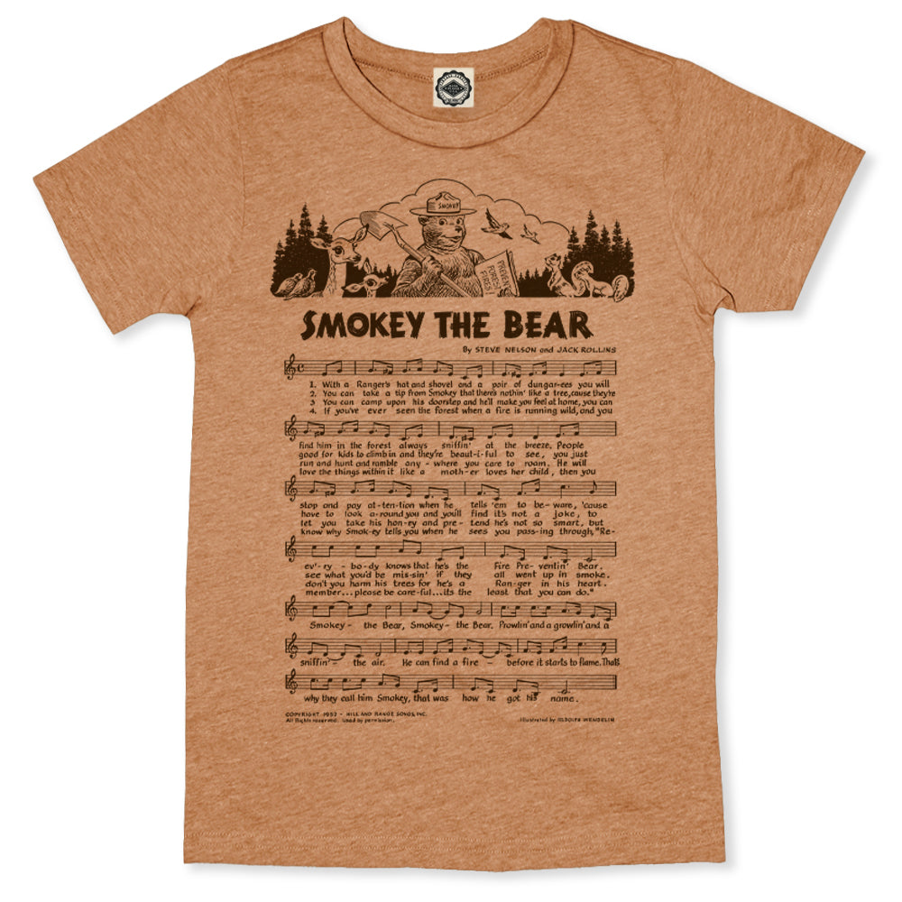 Smokey Bear "Smokey The Bear Lyrics" Unisex Tee