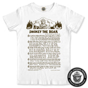 Smokey Bear "Smokey The Bear Lyrics" Men's Tee