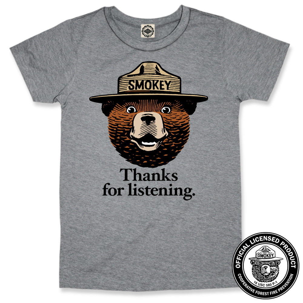 Smokey Bear "Thanks For Listening" Toddler Tee