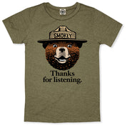 Smokey Bear "Thanks For Listening" Kid's Tee