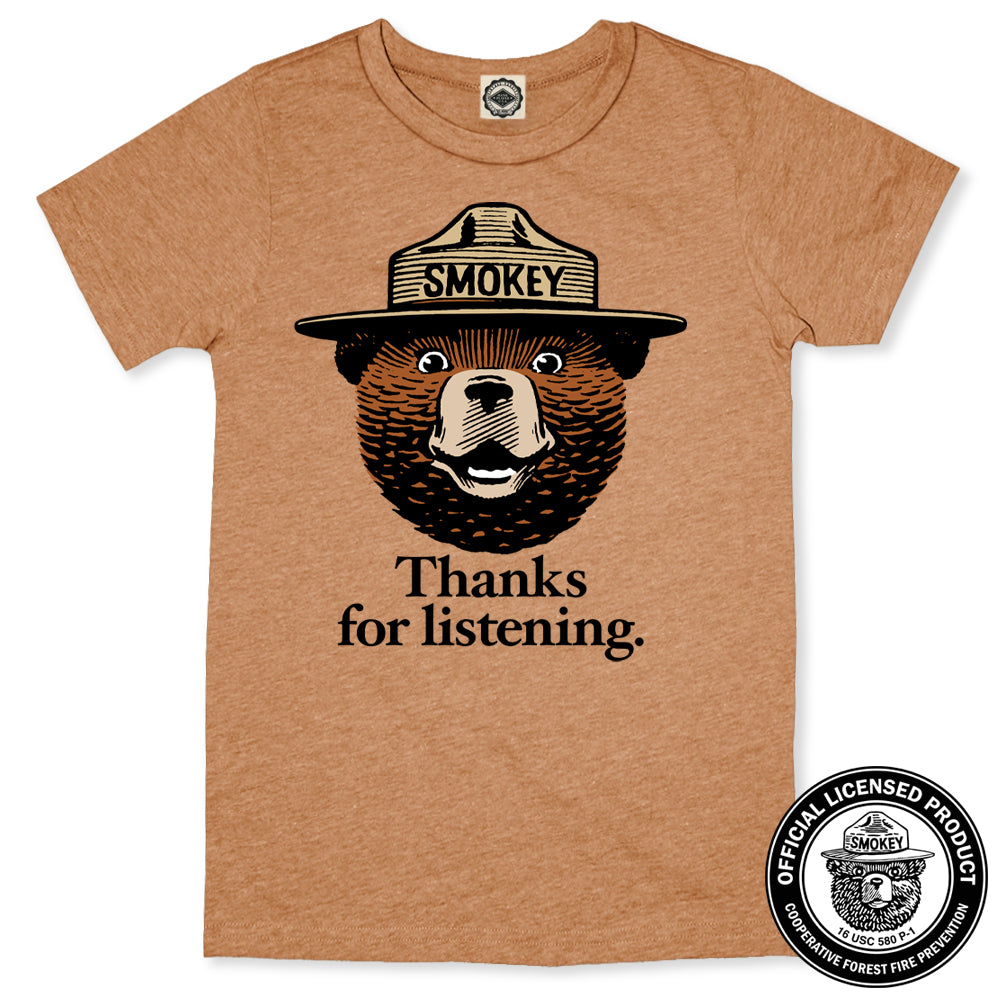 Smokey Bear "Thanks For Listening" Men's Tee