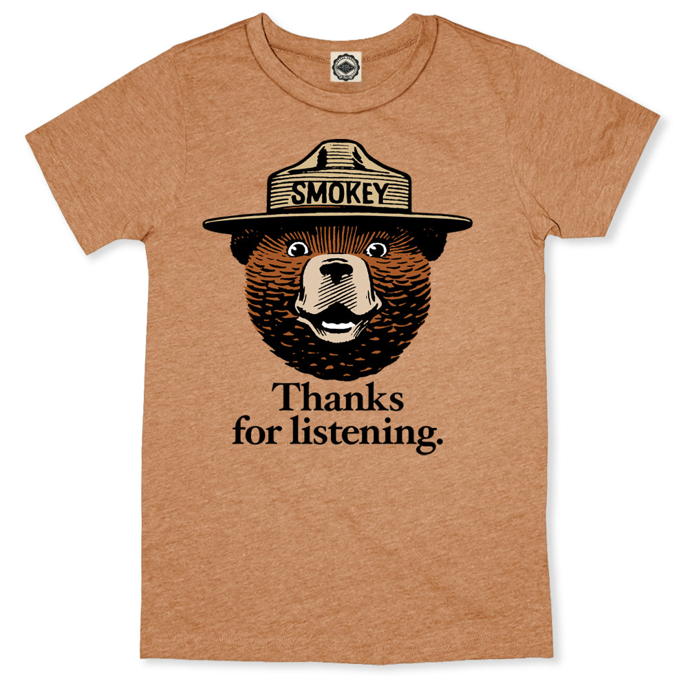 Smokey Bear "Thanks For Listening" Unisex Tee