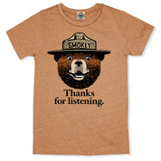 Smokey Bear "Thanks For Listening" Unisex Tee