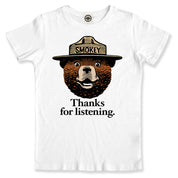 Smokey Bear "Thanks For Listening" Kid's Tee