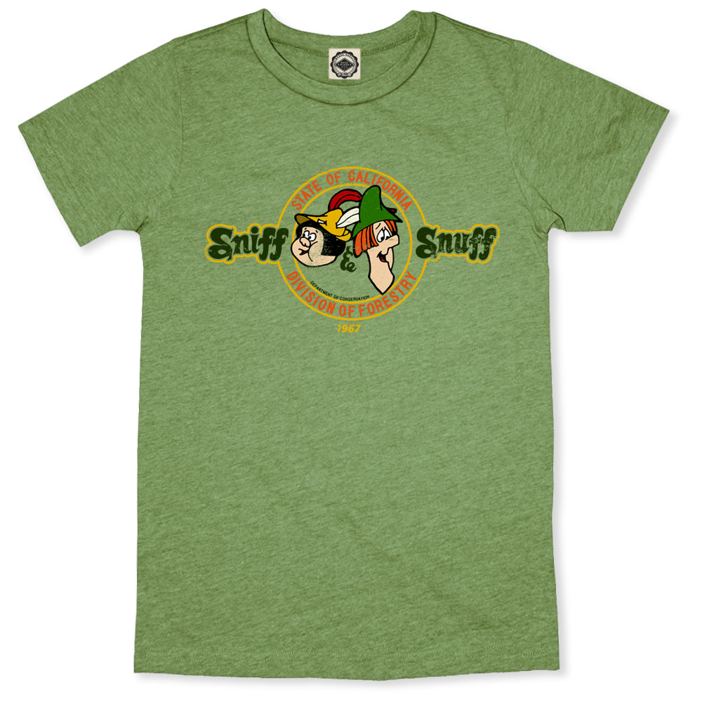 Sniff And Snuff Cartoon Logo Unisex Tee