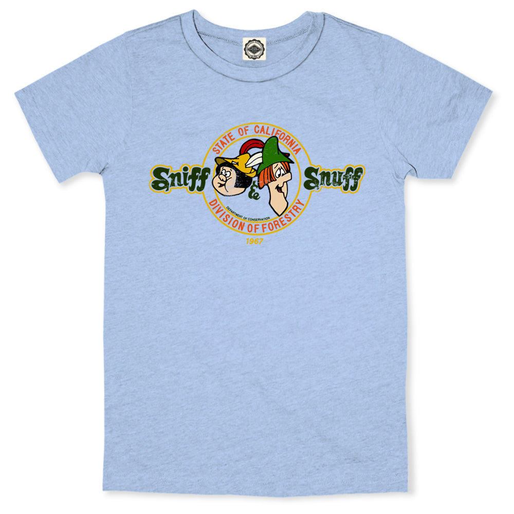 Sniff And Snuff Cartoon Logo Unisex Tee