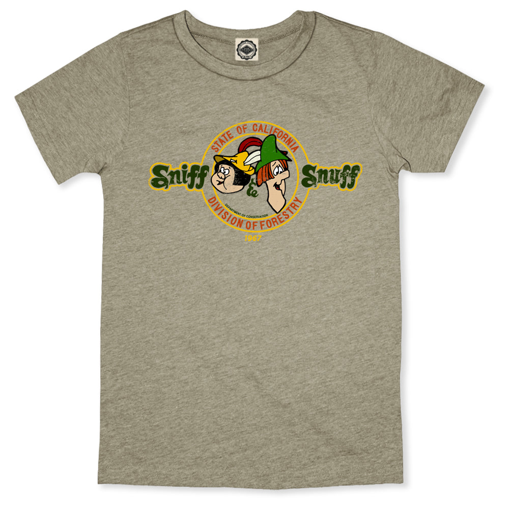 Sniff And Snuff Cartoon Logo Unisex Tee