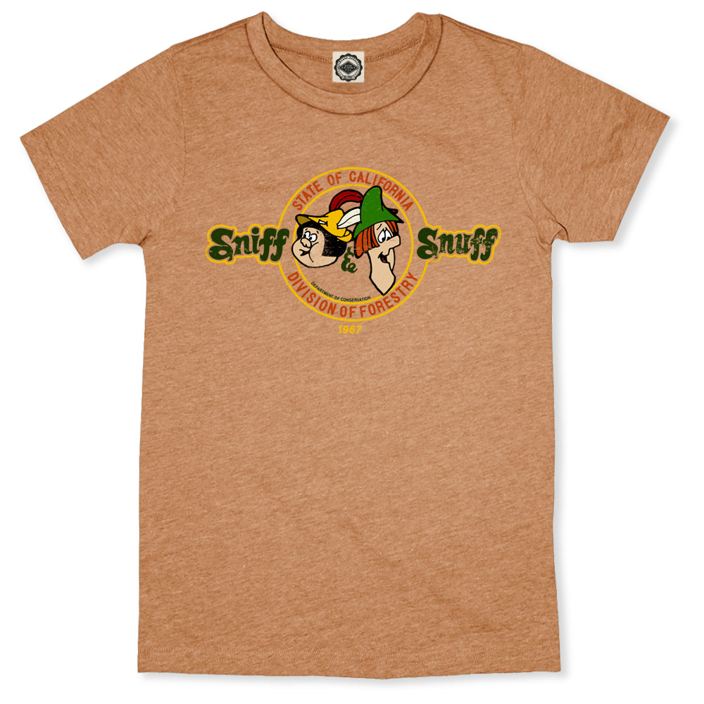 Sniff And Snuff Cartoon Logo Unisex Tee