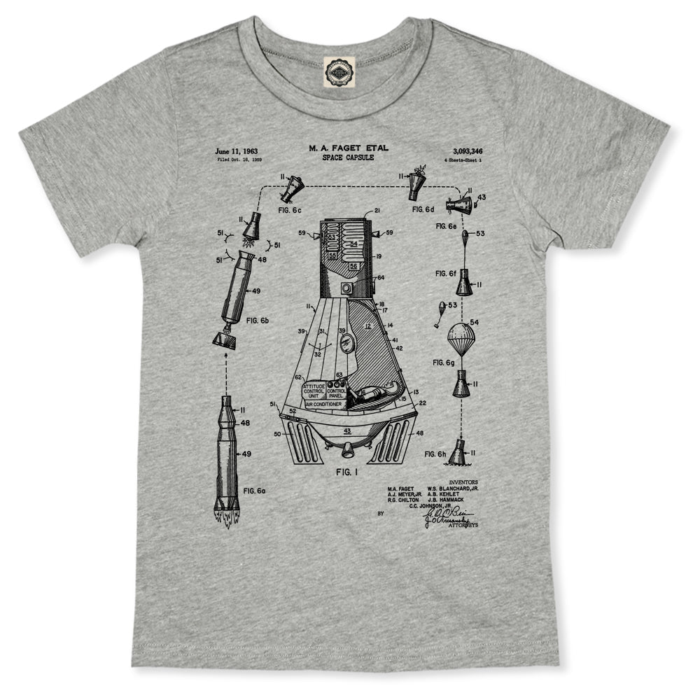 NASA Space Capsule Patent Toddler Tee