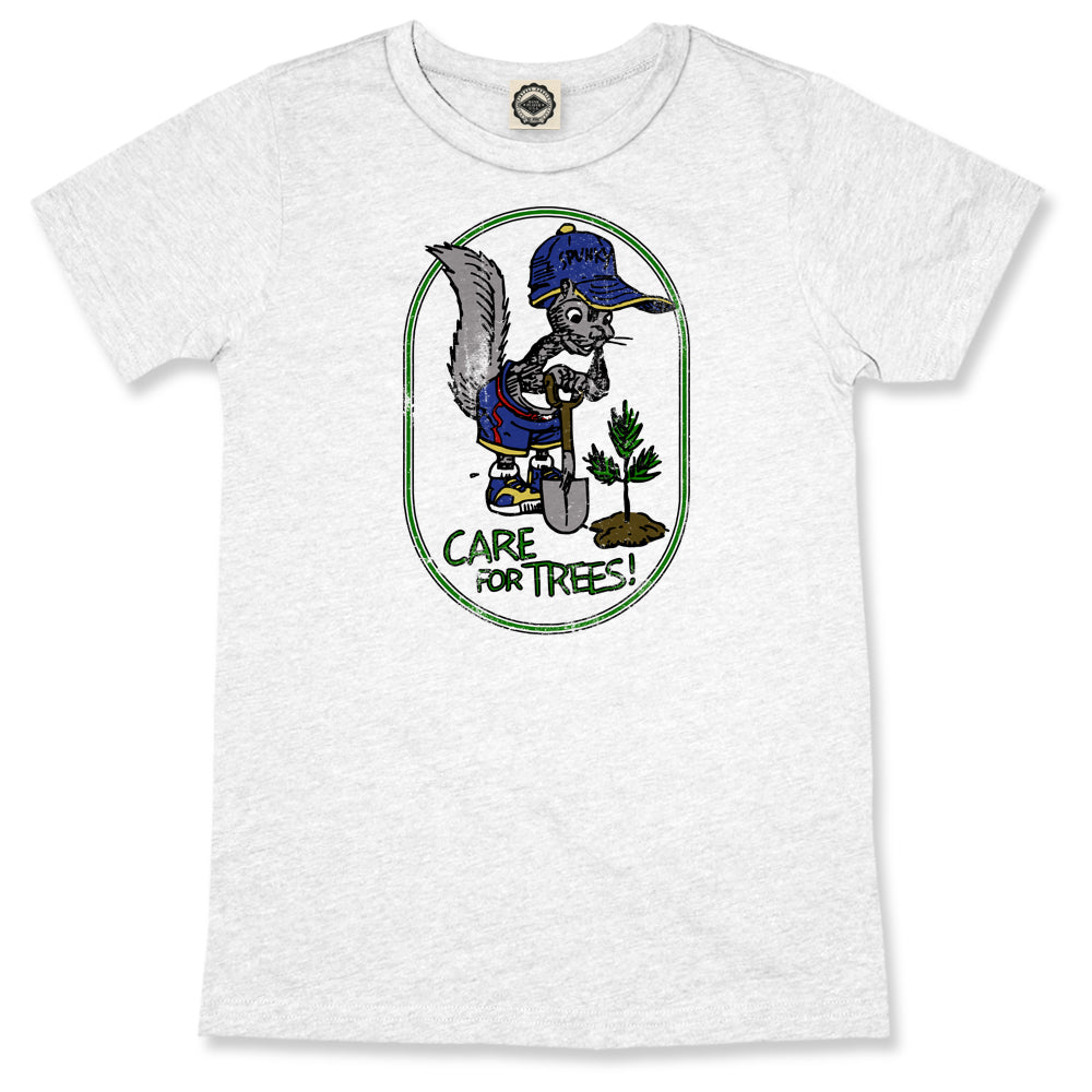 Spunky Squirrel "Care For Trees" Unisex Tee