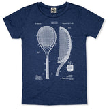 Tennis Racket Patent Unisex Tee
