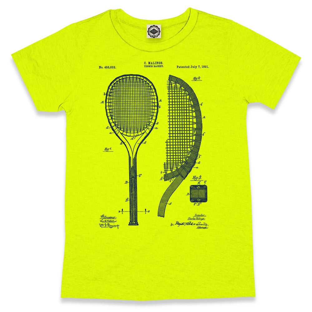 Tennis Racket Patent Men's Tee