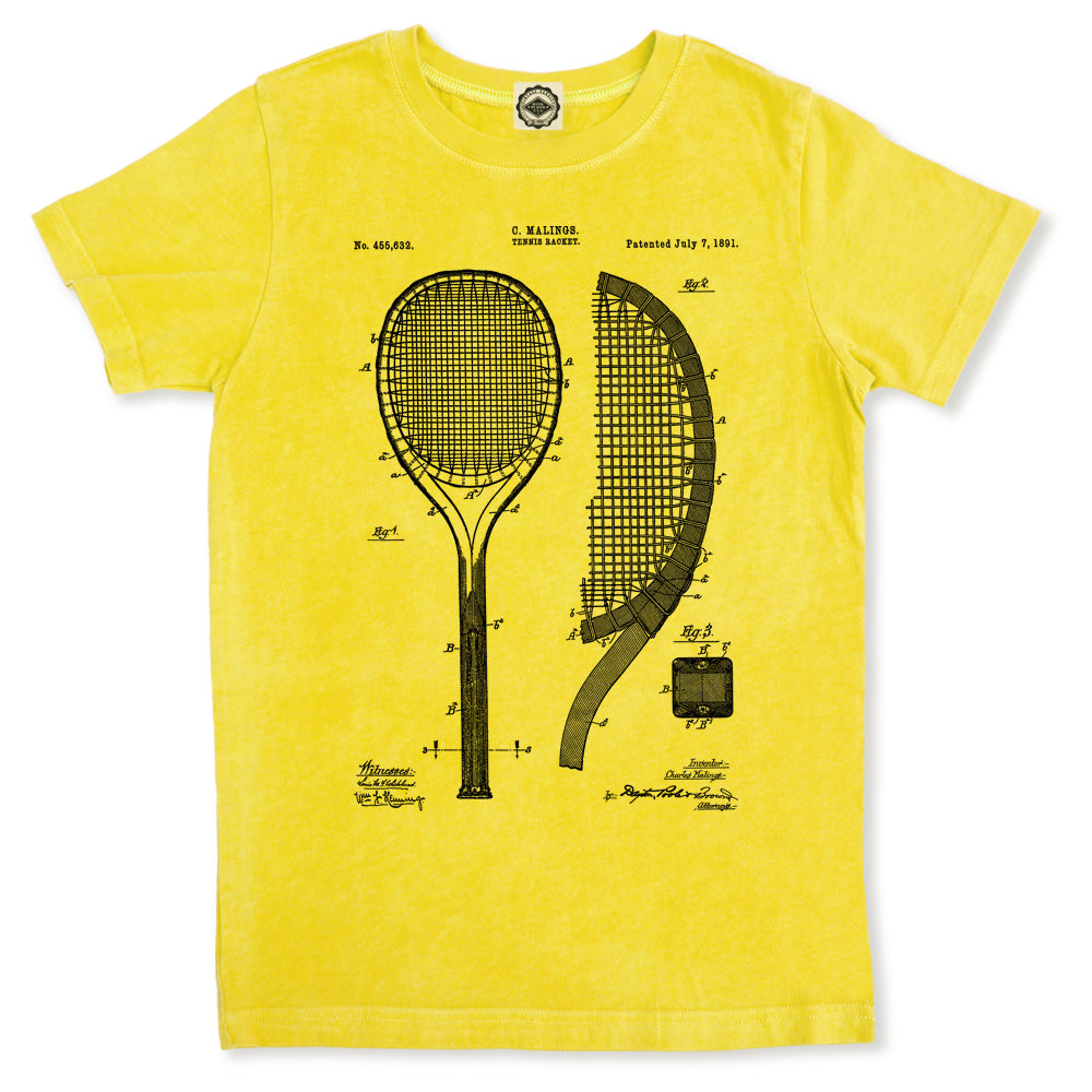 Tennis Racket Patent Kid's Tee