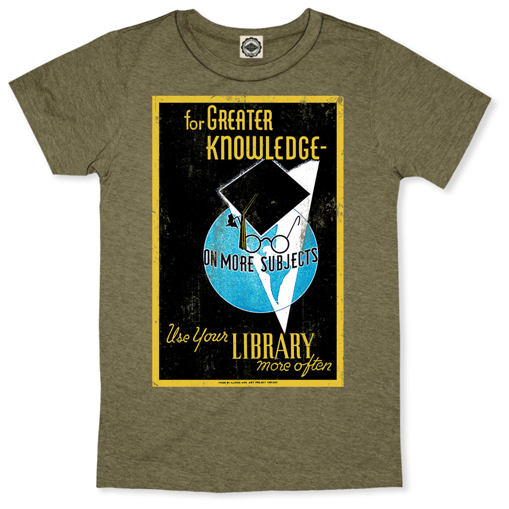 WPA Use Your Library More Often Men's Tee