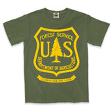 USDA Forest Service Insignia Unisex Pigment Dyed Tee