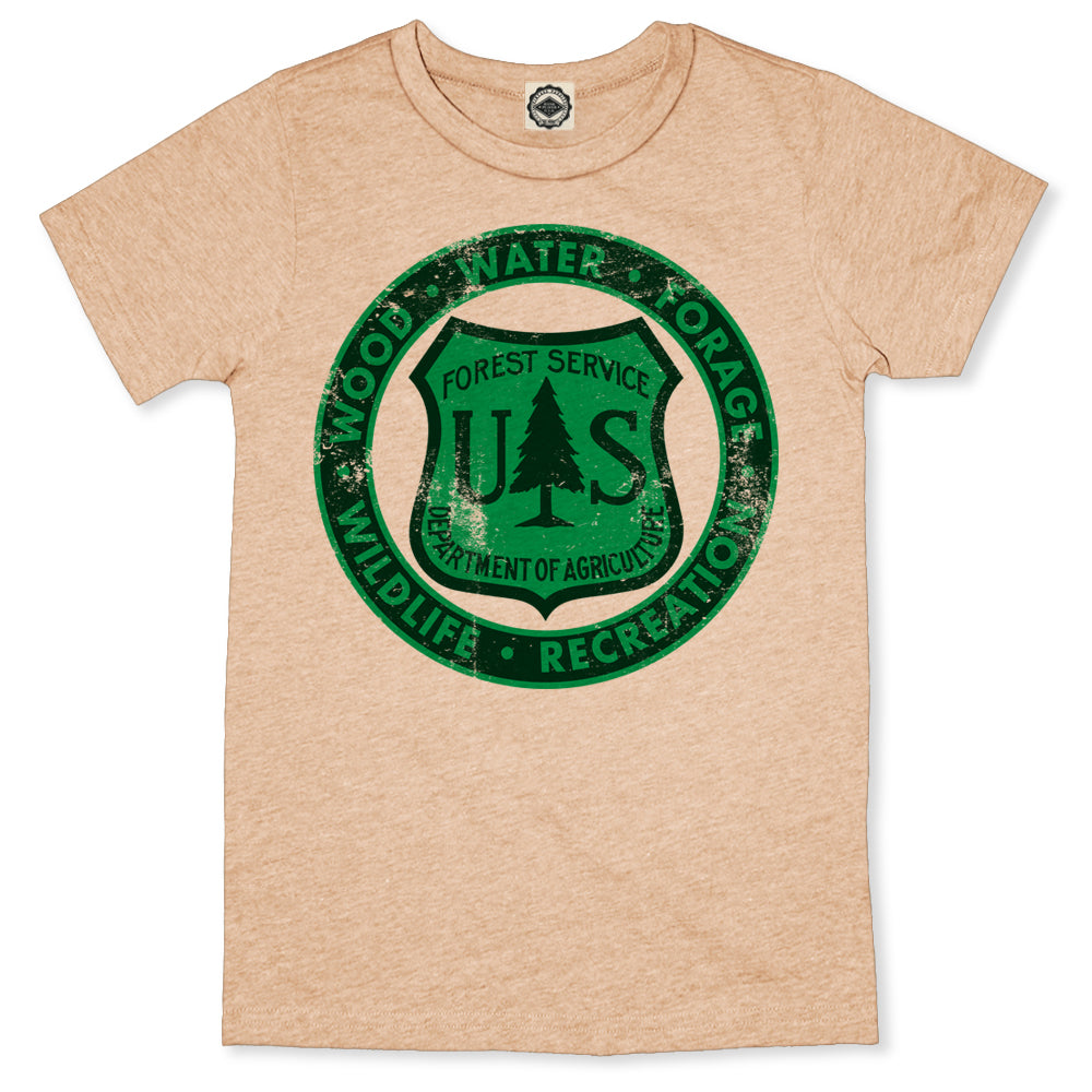 USDA Forest Service Motto Badge Men's Tee
