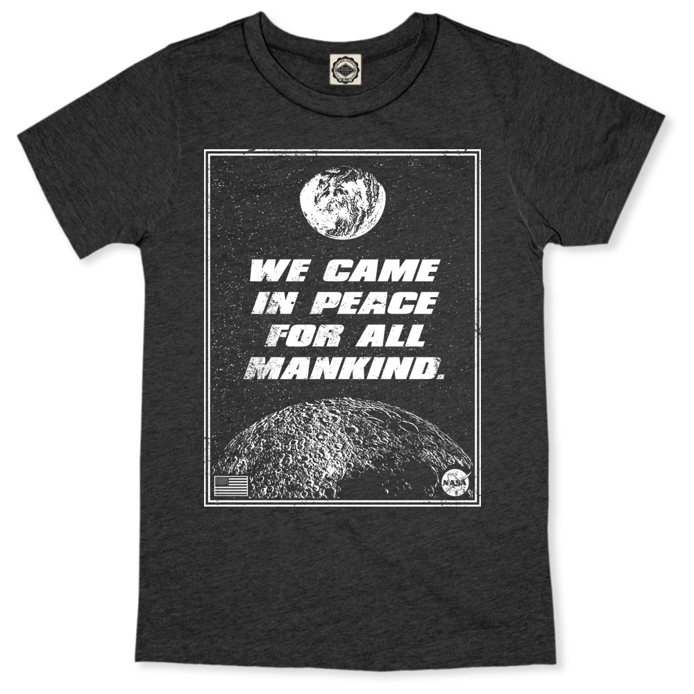NASA "We Came In Peace For All Mankind" Men's Tee