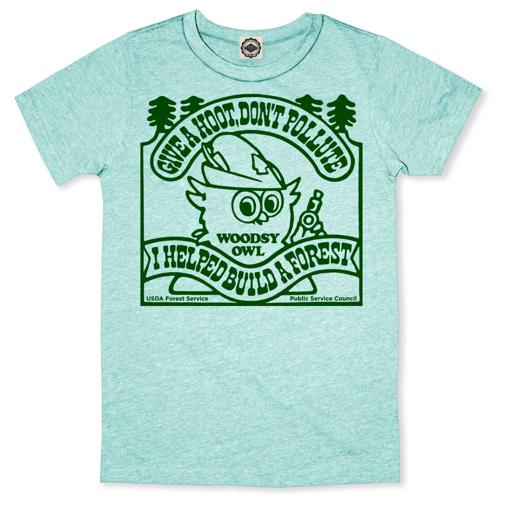 Woodsy Owl "I Helped Build A Forest" Men's Tee