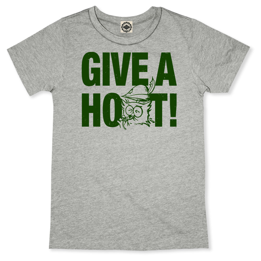 Woodsy Owl "Give A Hoot" Women's Boyfriend Tee