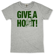 Woodsy Owl "Give A Hoot" Kid's T-Shirt in Grey