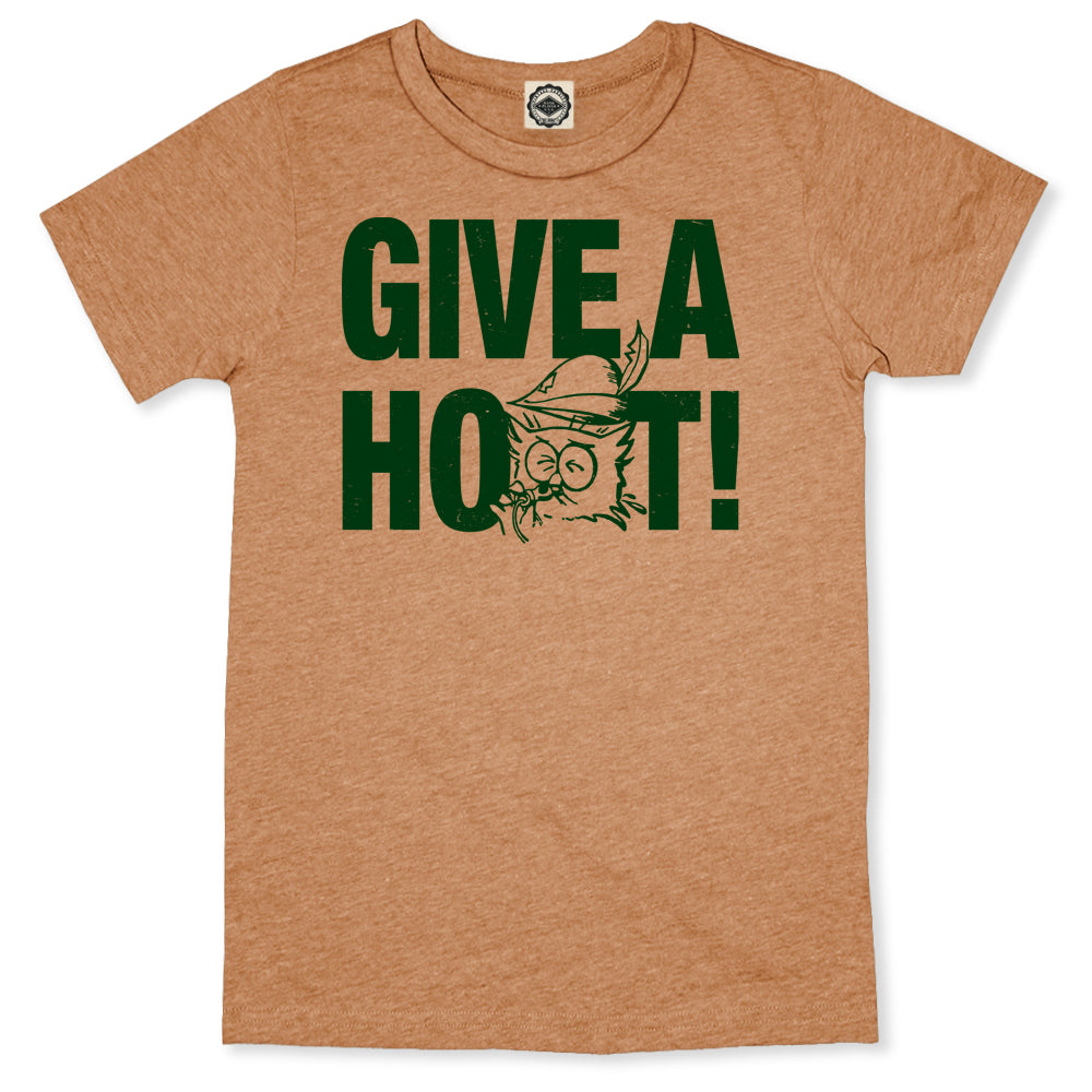 Woodsy Owl "Give A Hoot" Women's Boyfriend Tee