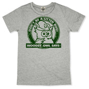 Woodsy Owl "Don't Be A Litterbug" Toddler Tee