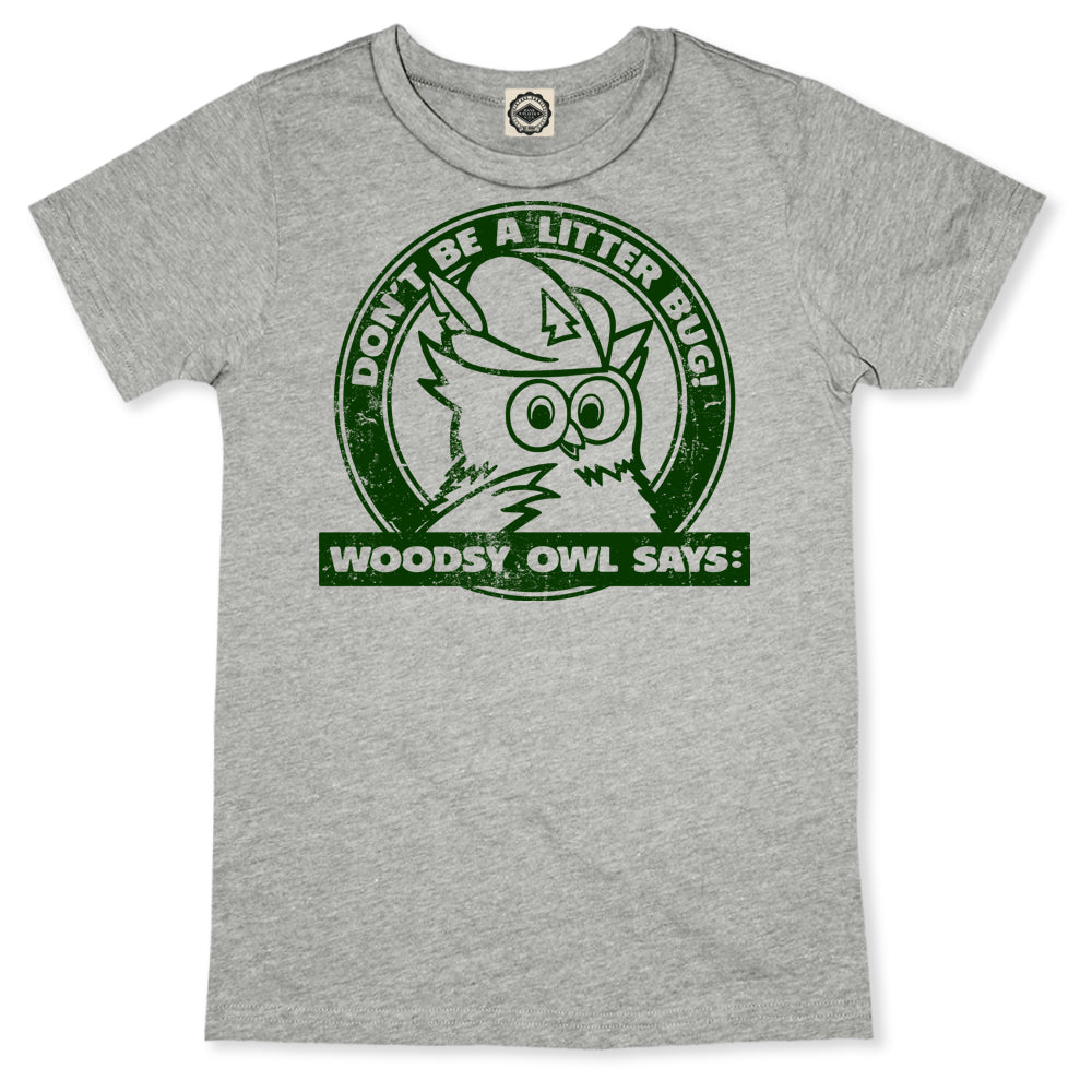 Woodsy Owl "Don't Be A Litterbug" Infant Tee