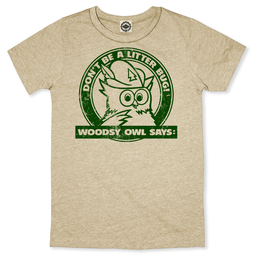 Woodsy Owl "Don't Be A Litterbug" Men's Tee