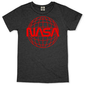 NASA Worm Globe Women's Boyfriend Tee