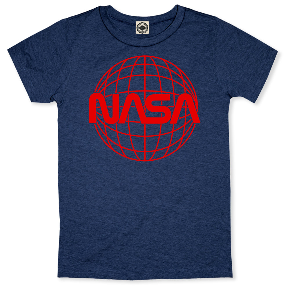 NASA Worm Globe Men's Tee