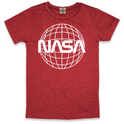 NASA Worm Globe Women's Boyfriend Tee