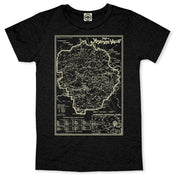 Yosemite Valley National Park Map Men's Tee