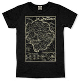 Yosemite Valley National Park Map Unisex Tee