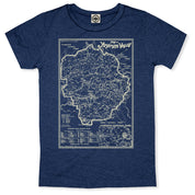 Yosemite Valley National Park Map Men's Tee