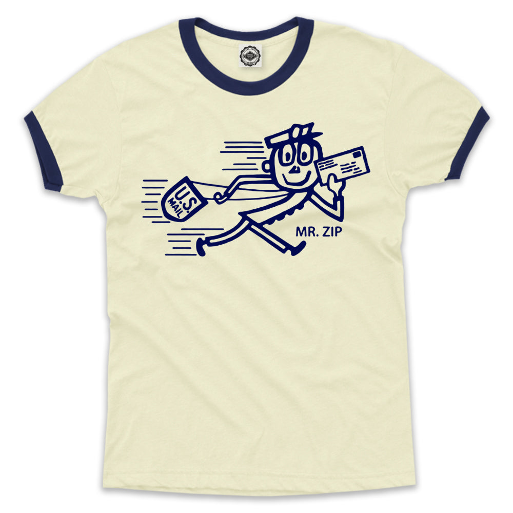 Mr. ZIP (Zippy) Men's Ringer Tee
