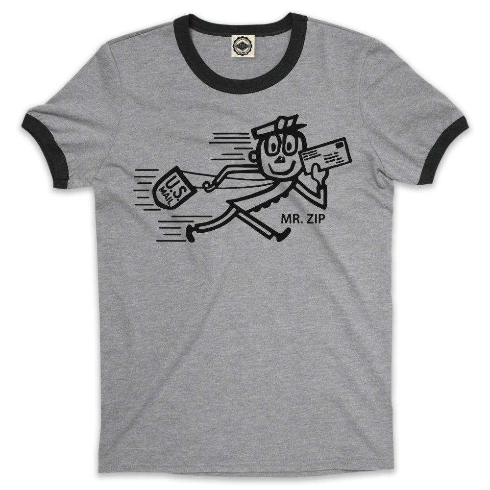 Mr. ZIP (Zippy) Men's Ringer Tee
