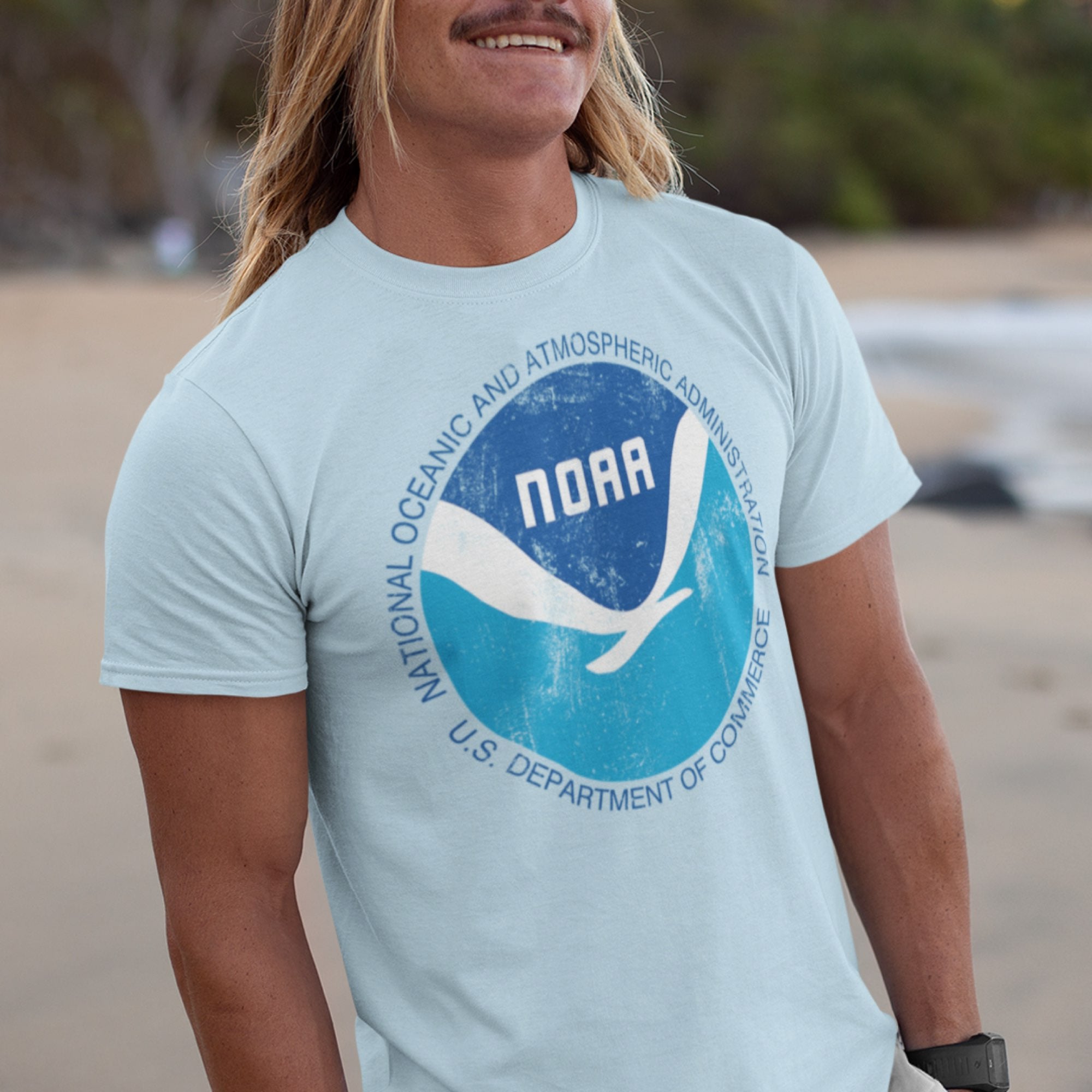 Vintage NOAA Logo Men's Pigment Dyed Tee
