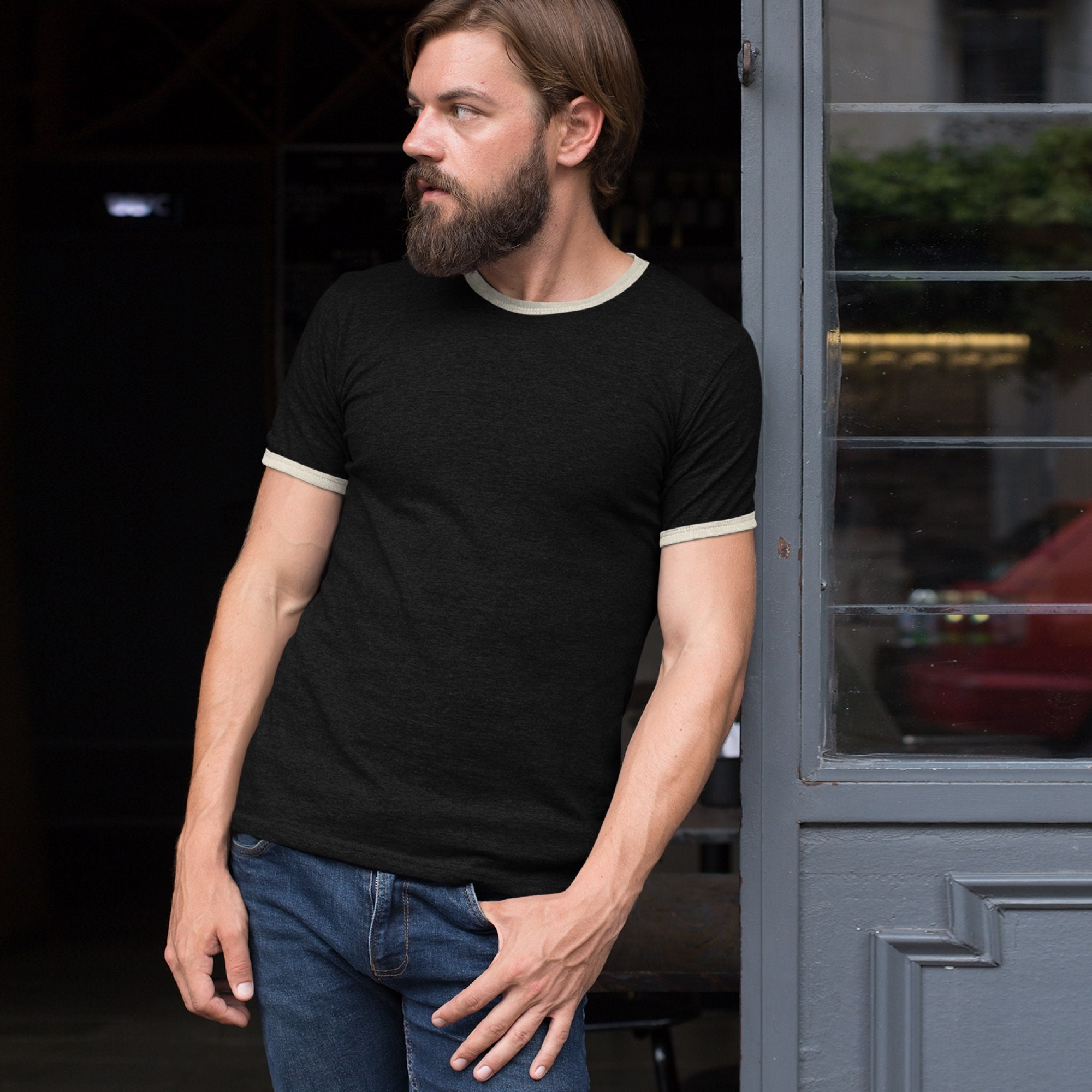 Go-To Unisex Ringer Tee – Hank Player