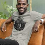 Official Smokey Bear Men's Pigment Dyed T-Shirt in Pigment Stone
