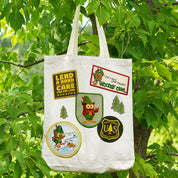 Woodsy Owl Patches Tote Bag