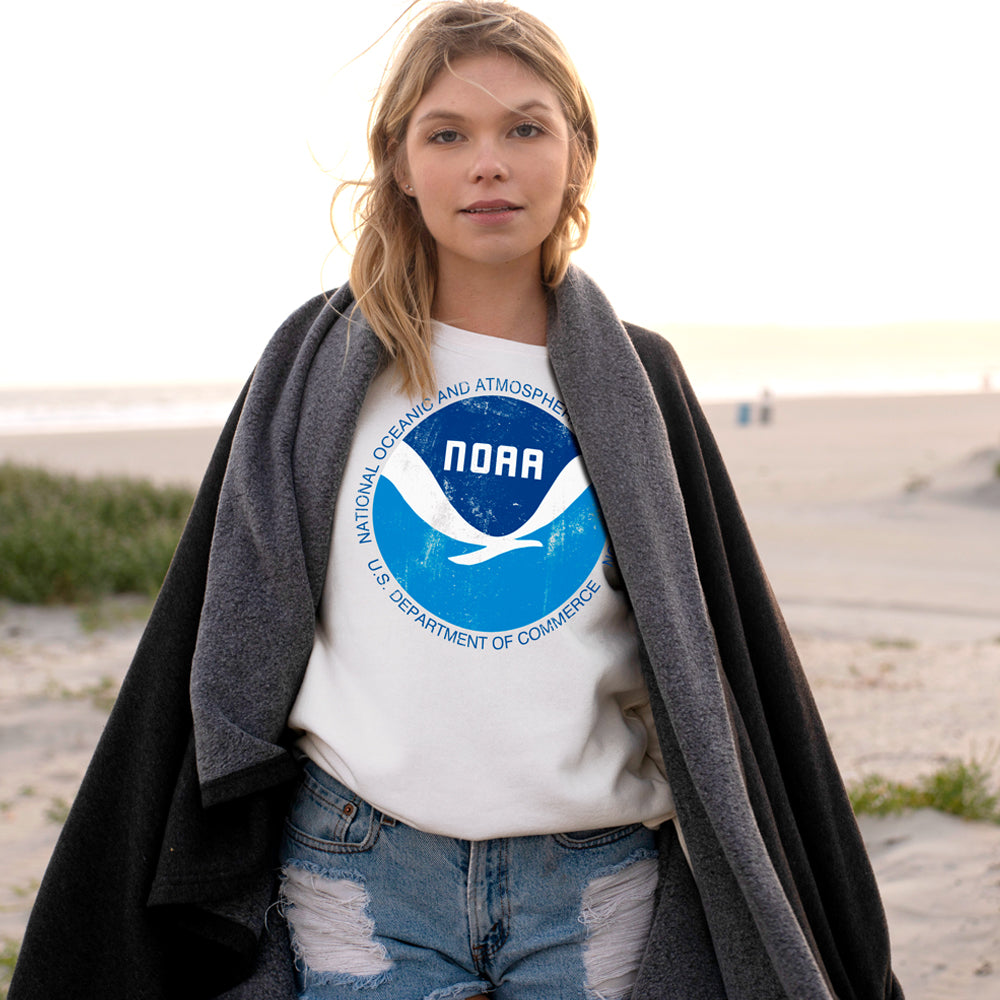 Vintage NOAA Logo Unisex Crew Sweatshirt