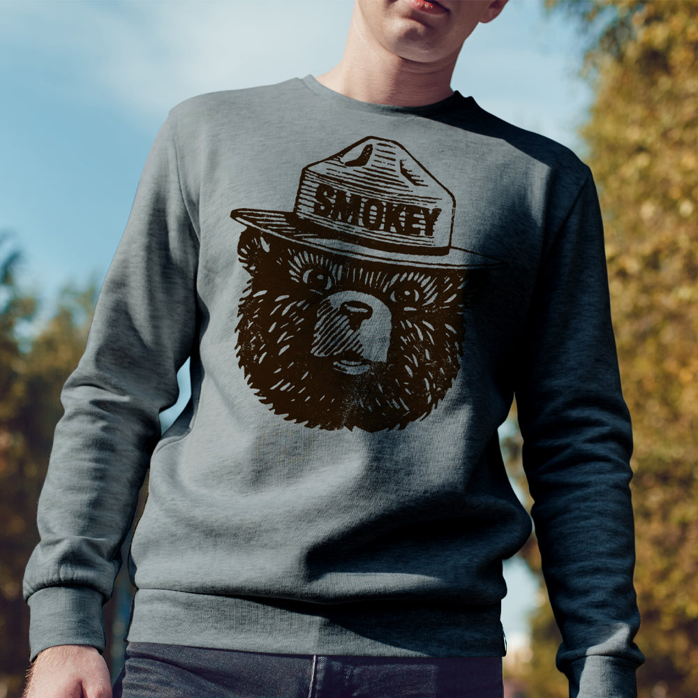 Official Smokey Bear Unisex Crew Sweatshirt