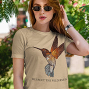 Respect The Wilderness Hummingbird Unisex Tee