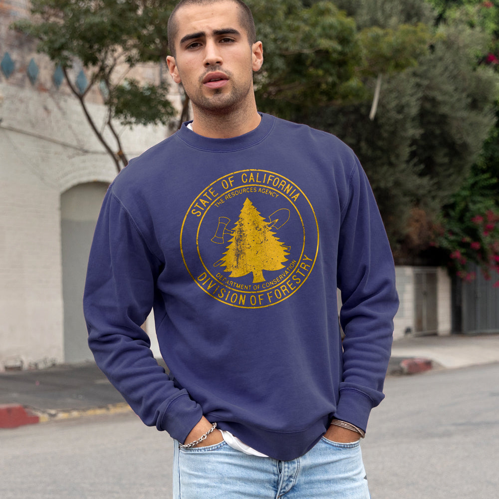 California Division Of Forestry Unisex Crew Sweatshirt