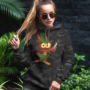 Multicolor Woodsy Owl Unisex Hoodie (Camouflage)