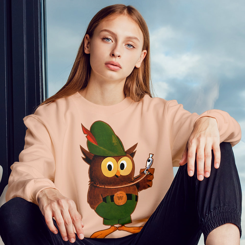 Multicolor Woodsy Owl Unisex Crew Sweatshirt