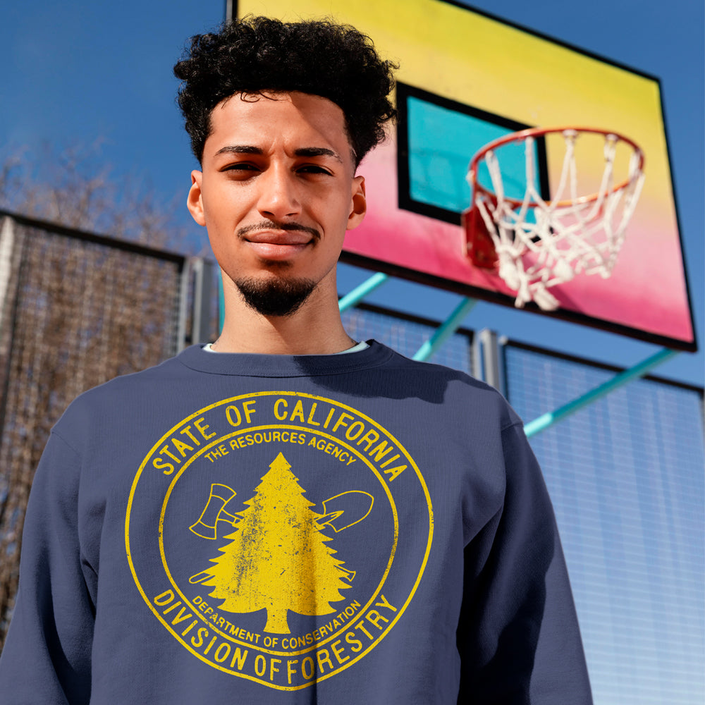 California Division Of Forestry Unisex Crew Sweatshirt