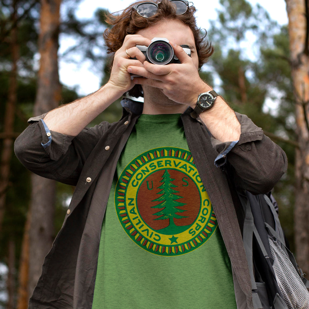 CCC (Civilian Conservation Corps) Medallion Logo Unisex Tee